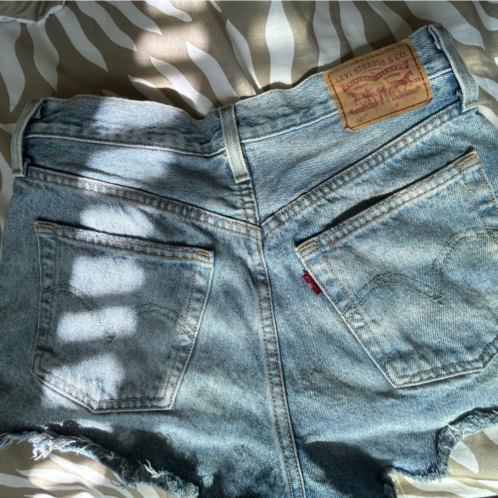 501 Levi light blue Shorts